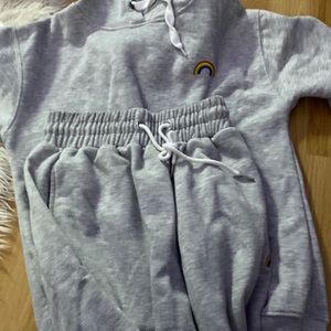 Sweat pants and sweater